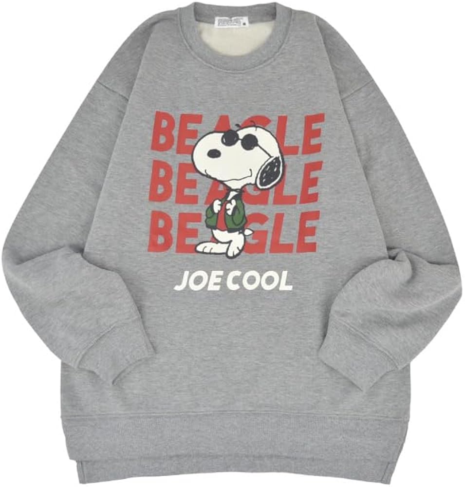 Amazon.co.jp: [ヨシダユウ] スヌーピー トレーナー 長袖 裏起毛